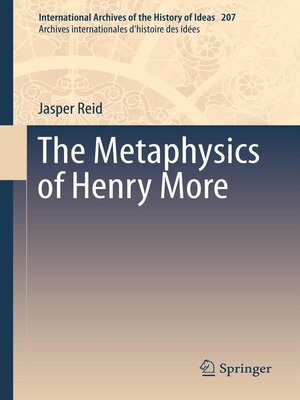 cover image of The Metaphysics of Henry More